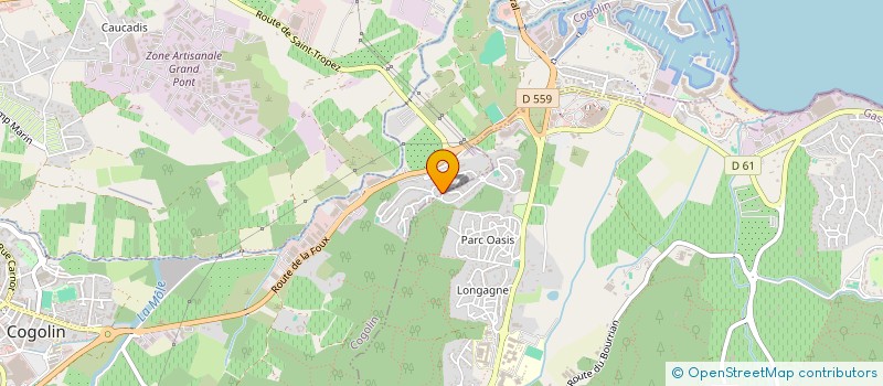 localisation de l'entreprise MADAME EMMANUELLE SUSS  COGOLIN