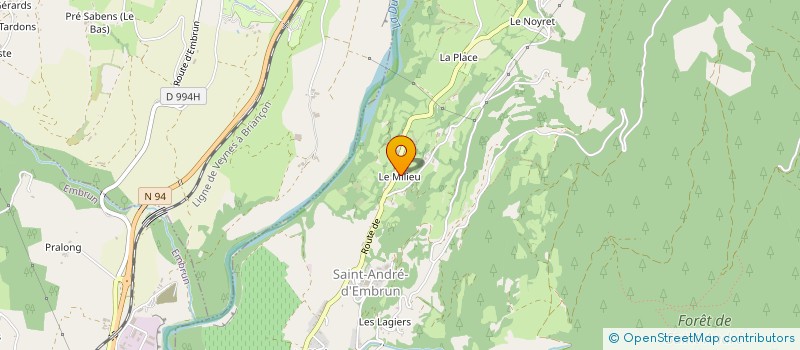 localisation de l'entreprise MADAME EMMANUELLE TAHMAZIAN  LES ORRES