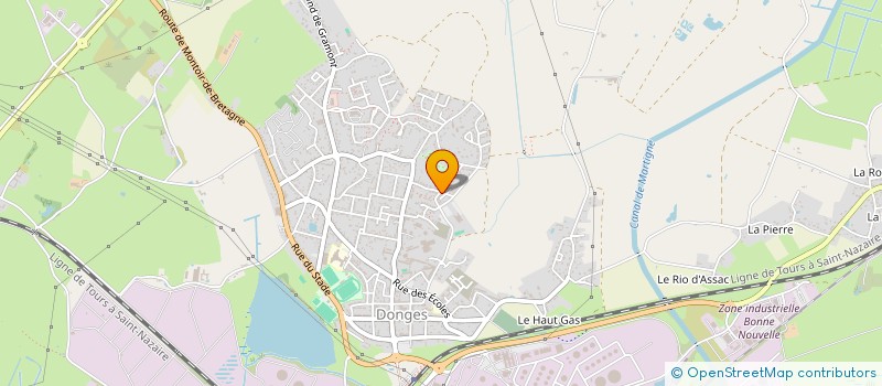 localisation de l'entreprise MADAME EMMANUELLE TAINON  DONGES