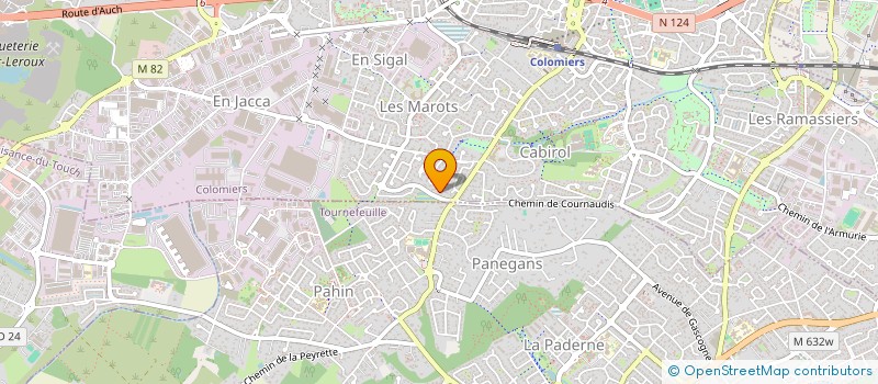 localisation de l'entreprise MADAME EMMANUELLE TAYSSE à COLOMIERS