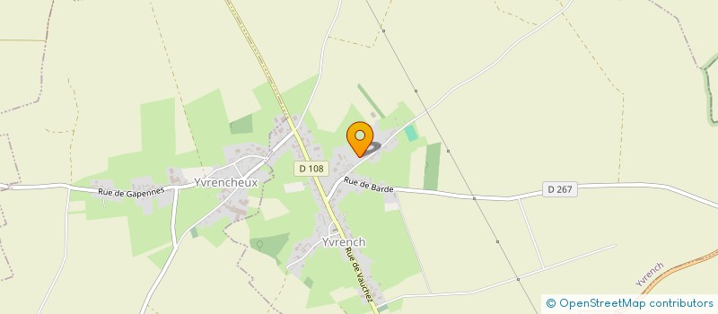 localisation de l'entreprise MADAME EMMANUELLE TELLIER  YVRENCH