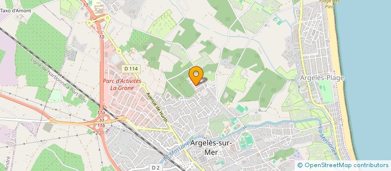 localisation de l'entreprise MADAME EMMANUELLE TESTE à ARGELES-SUR-MER