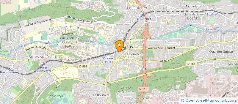 localisation de l'entreprise MADAME EMMANUELLE TETE  ORSAY