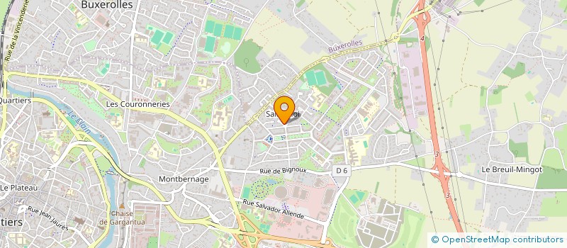 localisation de l'entreprise MADAME EMMANUELLE TEXIER  POITIERS