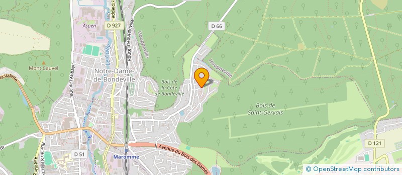 localisation de l'entreprise MADAME EMMANUELLE THERY  NOTRE-DAME-DE-BONDEVILLE