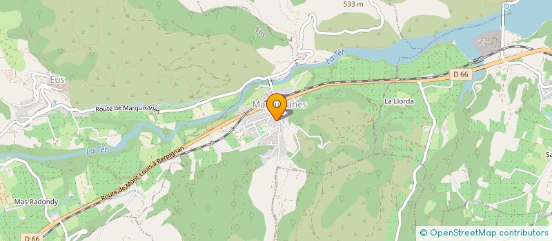 localisation de l'entreprise MADAME EMMANUELLE THIBAULT  MARQUIXANES