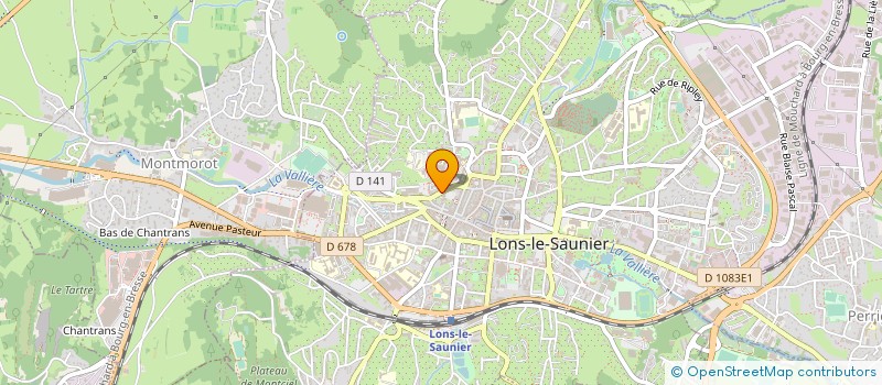 localisation de l'entreprise MADAME EMMANUELLE THILLIER  LONS-LE-SAUNIER