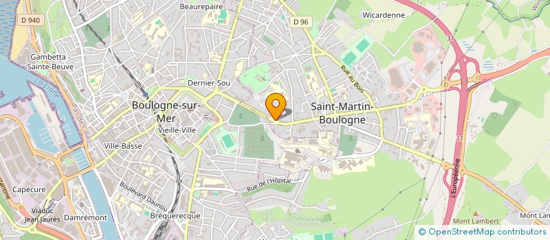 localisation de l'entreprise MADAME EMMANUELLE THUILLIER à SAINT-MARTIN-BOULOGNE