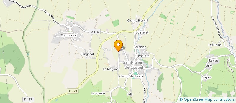 localisation de l'entreprise MADAME EMMANUELLE TOULOUSE à SAINT-JULIEN-DE-COPPEL