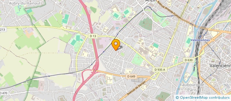 localisation de l'entreprise MADAME EMMANUELLE TOUNSI  VALENCIENNES