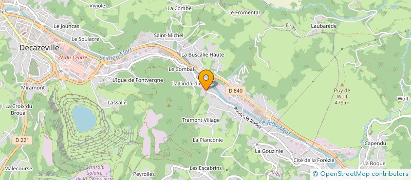 localisation de l'entreprise MADAME EMMANUELLE TRAQUINI  DECAZEVILLE