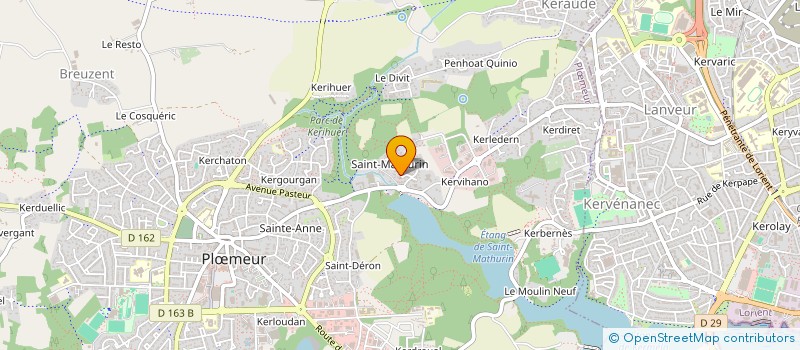 localisation de l'entreprise MADAME EMMANUELLE TYGREAT  PLOEMEUR