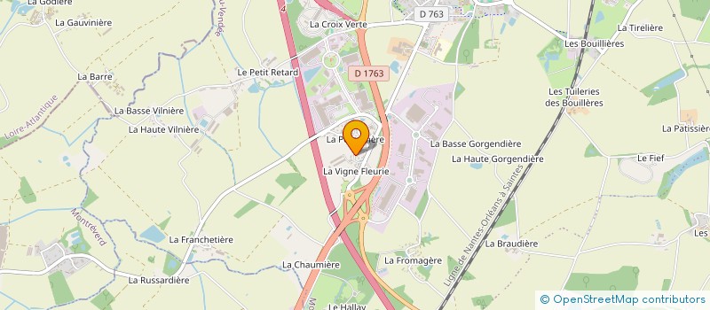 localisation de l'entreprise MADAME EMMANUELLE VACHER à MONTAIGU-VENDEE