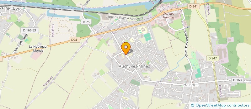 localisation de l'entreprise MADAME EMMANUELLE VANDE VOORDE  AUCHY-LES-MINES