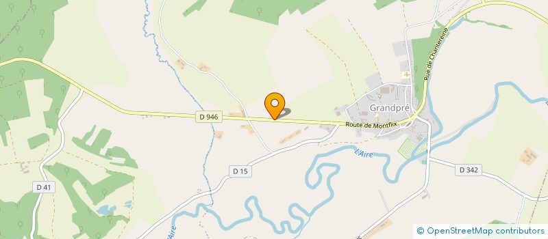 localisation de l'entreprise MADAME EMMANUELLE VASSELLIER  GRANDPRE