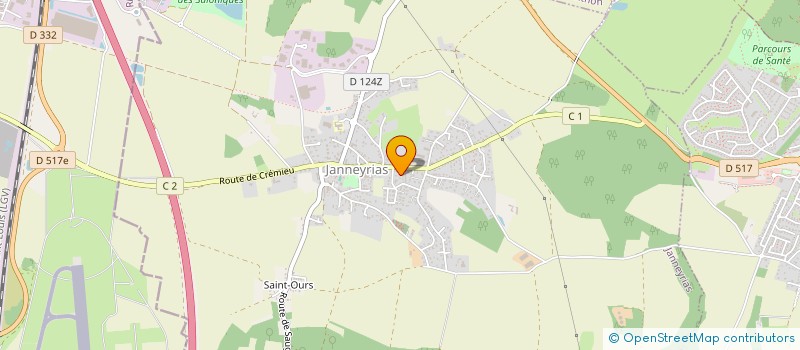 localisation de l'entreprise MADAME EMMANUELLE VASSEUR  JANNEYRIAS