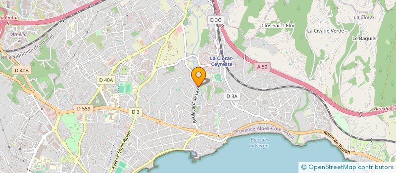localisation de l'entreprise MADAME EMMANUELLE VELLA  LA CIOTAT