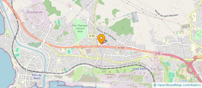 localisation de l'entreprise MADAME EMMANUELLE VENDEVILLE  MARTIGUES