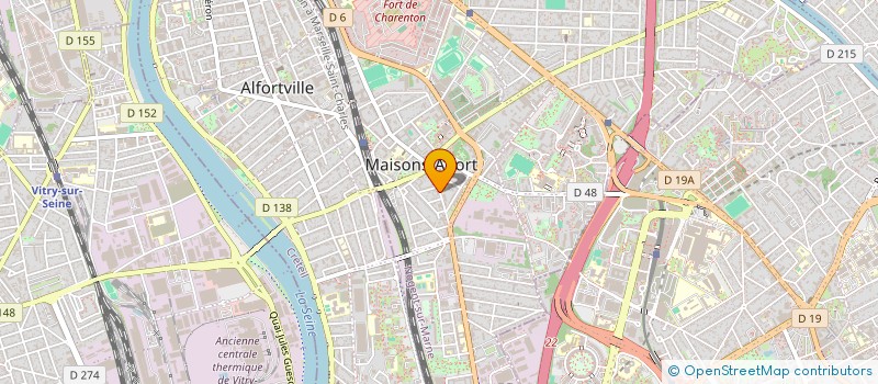 localisation de l'entreprise MADAME EMMANUELLE VERONIQUE GOSSELIN  MAISONS-ALFORT