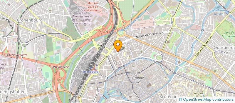 localisation de l'entreprise MADAME EMMANUELLE VILA à STRASBOURG