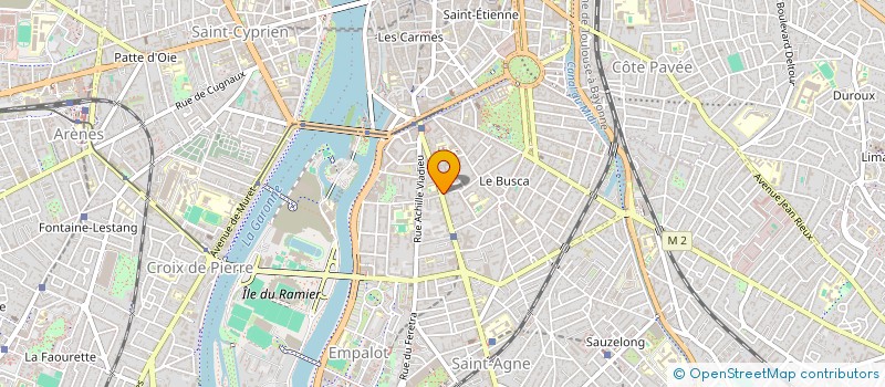 localisation de l'entreprise MADAME EMMANUELLE VIVIEN  TOULOUSE