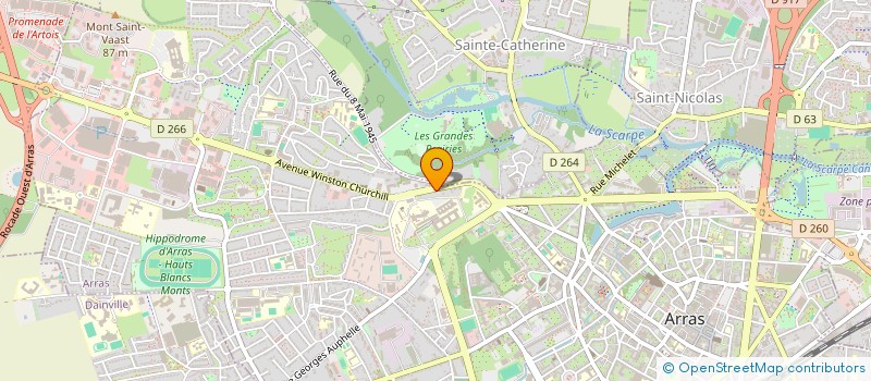 localisation de l'entreprise MADAME EMMANUELLE VONARX à ARRAS