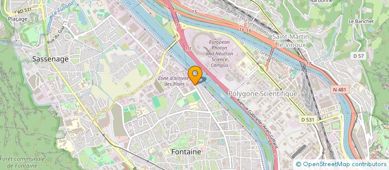 localisation de l'entreprise MADAME EMMANUELLE VOURIOT  FONTAINE