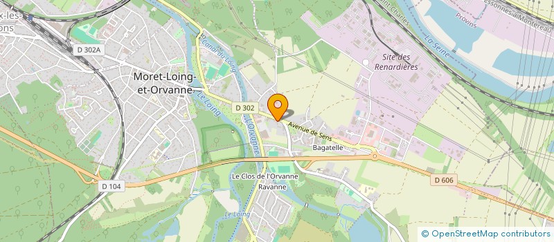 localisation de l'entreprise MADAME EMMANUELLE WEBER  MORET-LOING-ET-ORVANNE