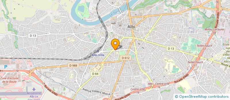 localisation de l'entreprise MADAME EMMANUELLE WEILL à ALBI