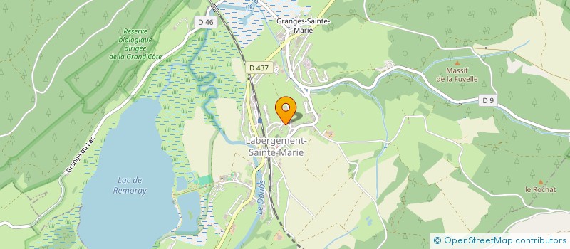 localisation de l'entreprise MADAME EMMANUELLE WELFELE  LABERGEMENT-SAINTE-MARIE