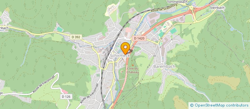 localisation de l'entreprise MADAME EMMANUELLE WILLM  SCHIRMECK