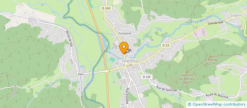 localisation de l'entreprise MADAME EMMANUELLE WISS  VAGNEY