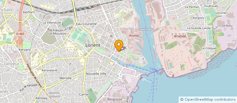 localisation de l'entreprise MADAME EMMANUELLE ZYBER  LORIENT