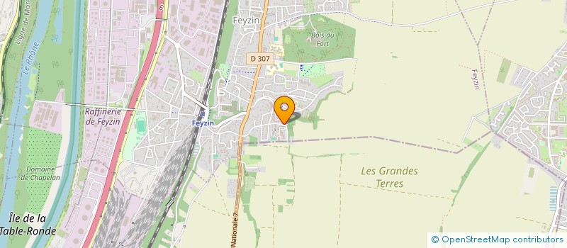 localisation de l'entreprise MADAME EMMELIE ROS  FEYZIN