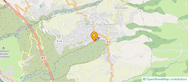 localisation de l'entreprise MADAME EMMELINE CAPARIN  LES TROIS-BASSINS