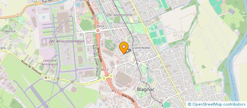 localisation de l'entreprise MADAME EMMELINE DEFENDINI à BLAGNAC