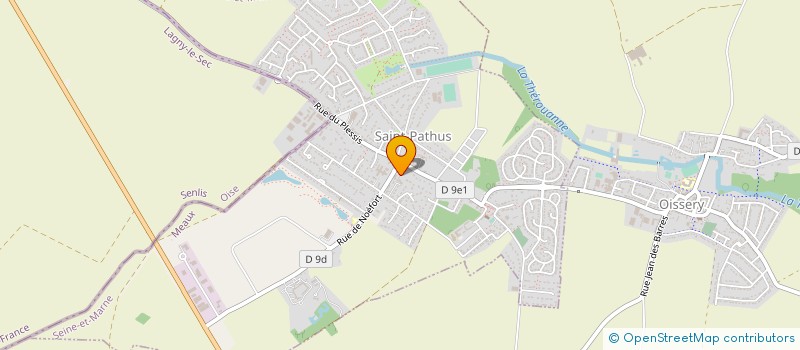 localisation de l'entreprise MADAME EMMELINE FELICE  SAINT-PATHUS