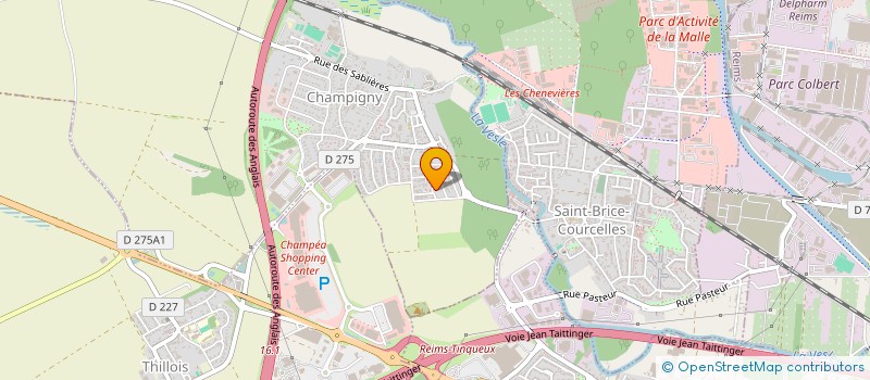 localisation de l'entreprise MADAME EMMELINE FLATET  REIMS