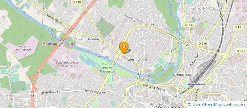 localisation de l'entreprise MADAME EMMELINE ISAUTIER à ANGOULEME