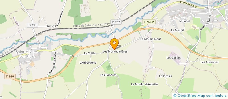 localisation de l'entreprise MADAME EMMELINE JARDIN à SAINT-HILAIRE-SUR-RISLE