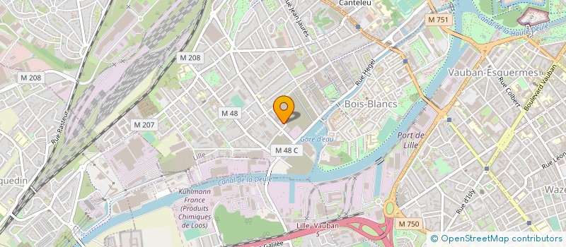 localisation de l'entreprise MADAME EMMELINE JESSIER à LILLE
