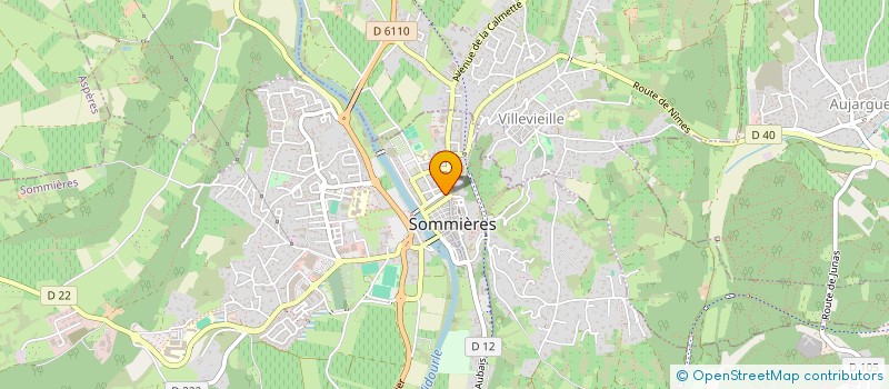 localisation de l'entreprise MADAME EMMELINE MARTELLET  SOMMIERES