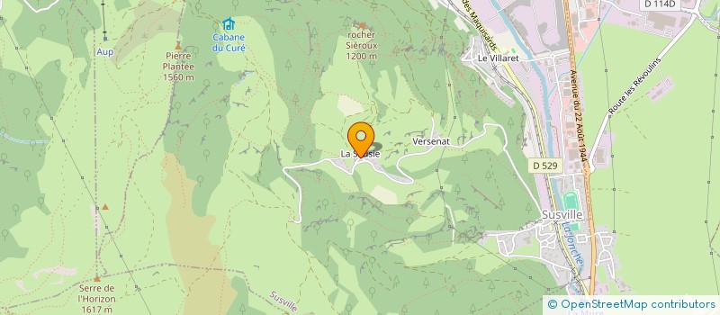 localisation de l'entreprise MADAME EMMELINE SARRAZIN  SUSVILLE