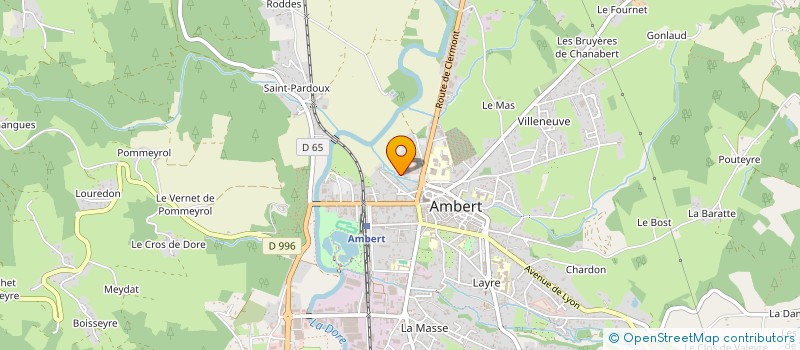 localisation de l'entreprise MADAME EMMELINE TARIT MORTET  AMBERT