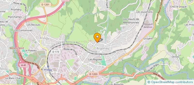 localisation de l'entreprise MADAME EMMIE GLASSEY  ARGONAY