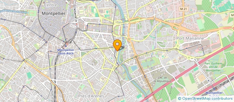 localisation de l'entreprise MADAME EMMIE RAPHAEL  MONTPELLIER