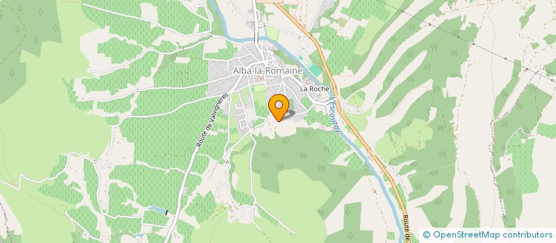localisation de l'entreprise MADAME EMMIE SUAU  ALBA-LA-ROMAINE
