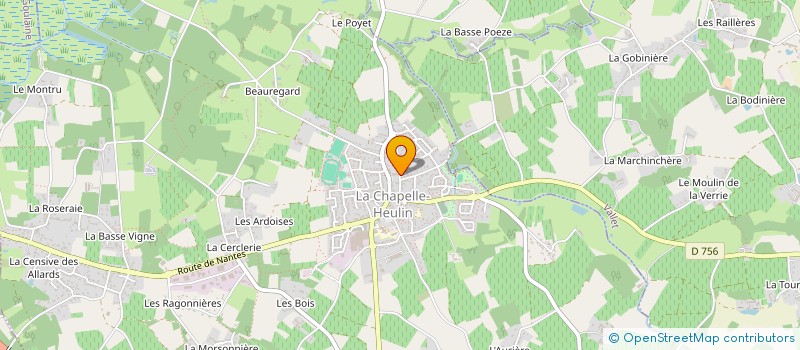 localisation de l'entreprise MADAME EMMILIE NORMAND  LA CHAPELLE-HEULIN