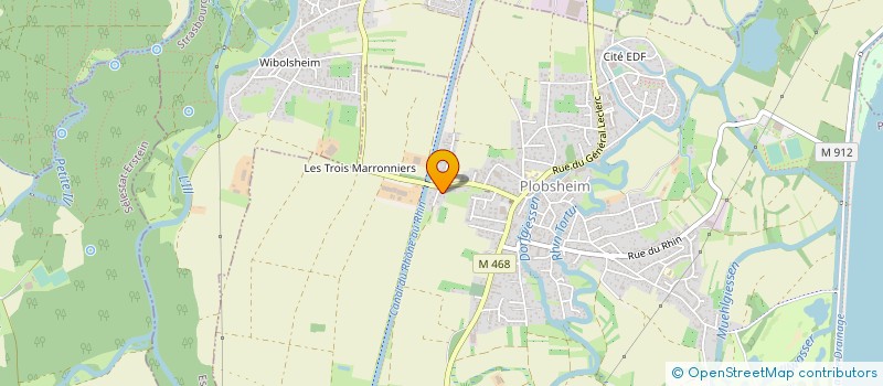 localisation de l'entreprise MADAME EMMY BAERST  PLOBSHEIM