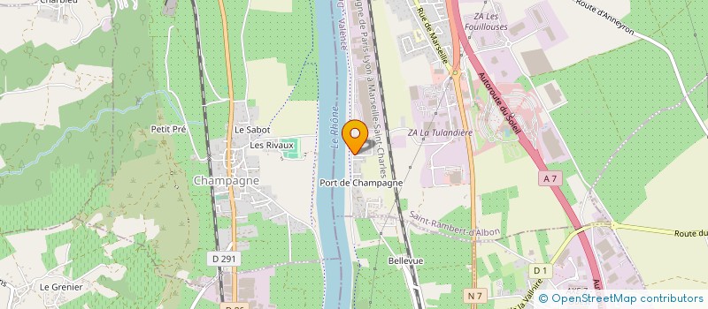 localisation de l'entreprise MADAME EMMY BERTOLO  SAINT RAMBERT D'ALBON